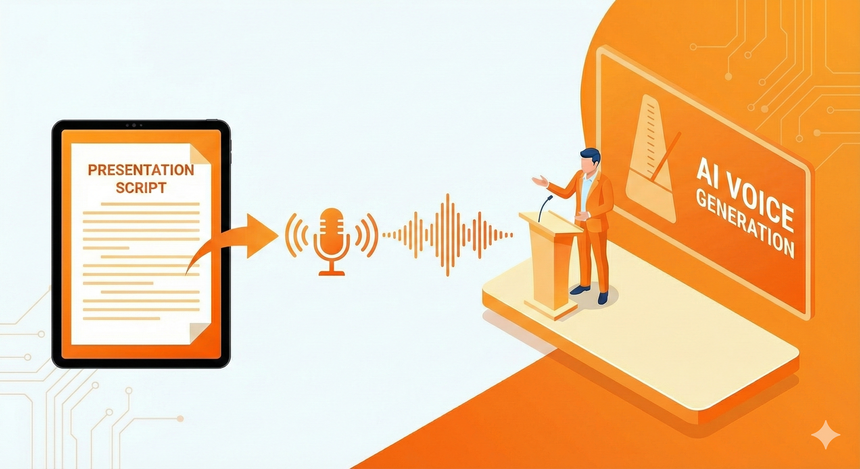 Text to Speech for Presentations - Upload scripts and generate AI voice